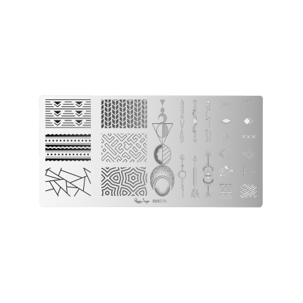 Peggy Sage Πλάκα Stamping Geometric 898275