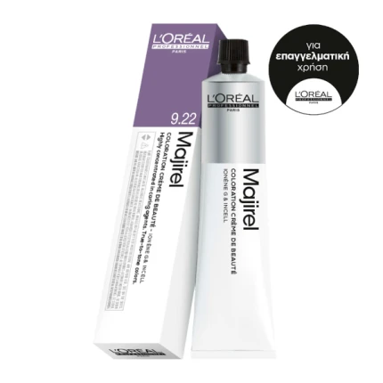 L’Oreal Professionnel Majirel 9.22 Ξανθό Πολύ Ανοιχτό Ιριζέ Βαθύ 50ml