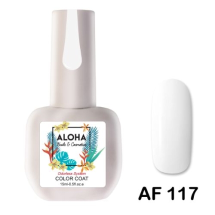 Aloha Ημιμόνιμο AF117 White-Λευκό 15ml