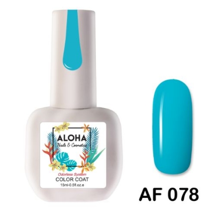 Aloha Ημιμόνιμο AF078 Light Blue-Σκούρο Γαλάζιο 15ml