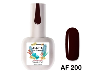 Aloha Ημιμόνιμο AF200 Dark Redish Brown-Σκούρο Καφέ Κόκκινο 15ml