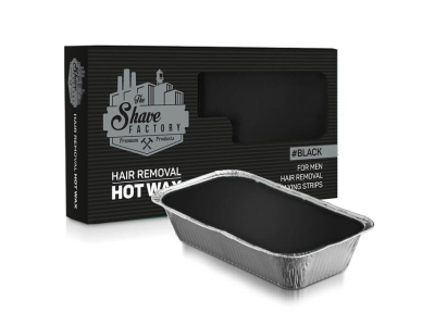 The Shave Factory Μαύρο Ζεστό Κερί Αποτρίχωσης Χωρίς Ταινία 500g