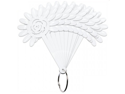 Νυχιέρα Χερούλι Λουλούδι 12 Θέσεων Διάφανη 10τμχ