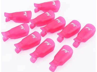 Μανταλάκια Για Την Αφαίρεση Του Ημιμόνιμου Ροζ 10τμχ