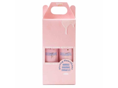 Scandal Beauty Double Touch "Strong Heartbeat" Ενυδατική Λοσιόν Λάμψης Σώματος & Body Mist Βανίλια - Κανέλα 2x200ml