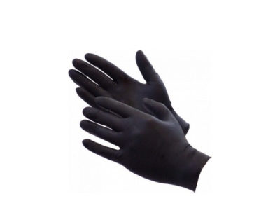 Medi World Γάντια Νιτριλίου Μαύρα Χωρίς Πούδρα P/F Medium 100τμχ