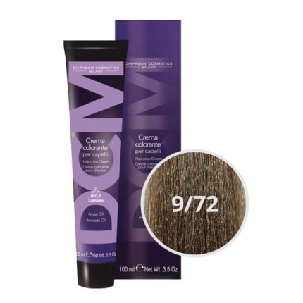 DCM Βαφή Μαλλιών Beige 9/72 Ξανθό Πολύ Ανοιχτό Μπεζ Σαντρέ 100ml