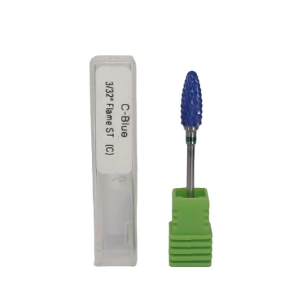 Μπλε Κεραμική Φρέζα Για Αφαίρεση Gel & Ακρυλικού C-BLUE 3/32" Flame ST (C)