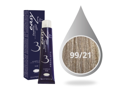 Lisap Milano Βαφή Μαλλιών Absolute 3 Χωρίς Αμμωνία 99/21 Ξανθό Πολύ Ανοιχτό Βαθύ Ψυχρό 60ml