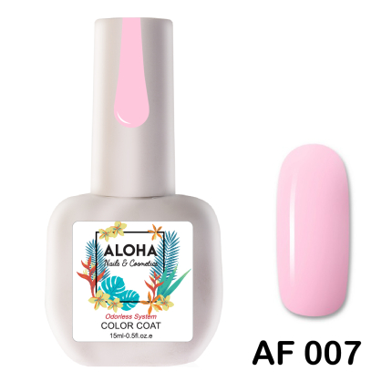 Aloha Ημιμόνιμο AF007 Light Pink-Ροζ Απαλό 15ml
