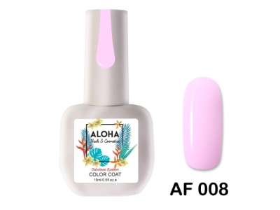 Aloha Ημιμόνιμο AF008 Soft Candy Pink-Ροζ Κουφετί Απαλό 15ml
