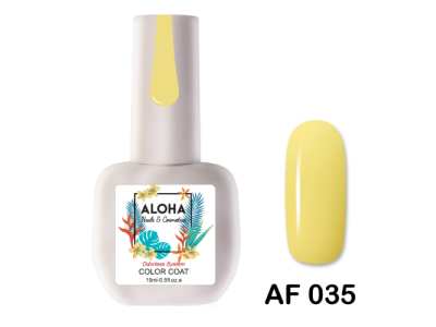 Aloha Ημιμόνιμο AF035 Yellow-Κίτρινο 15ml