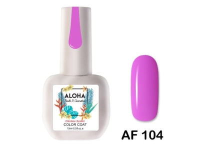 Aloha Ημιμόνιμο AF104 Mauve Amethyste-Μωβ Αμέθυστος 15ml