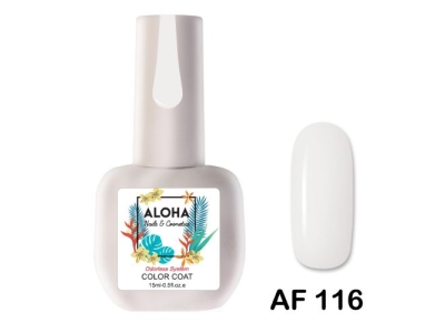 Aloha Ημιμόνιμο AF116 French Milky White-Έντονο Γαλακτερό Γαλλικού 15ml