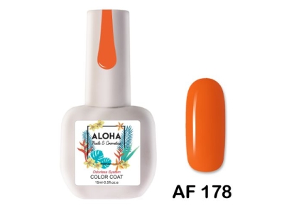 Aloha Ημιμόνιμο AF178 Dark Orange-Πορτοκαλί Σκούρο 15ml