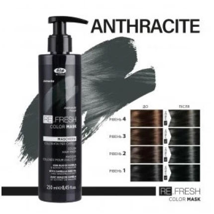 Lisap Milano Refresh Μάσκα-Χρώμα Anthracite 250ml