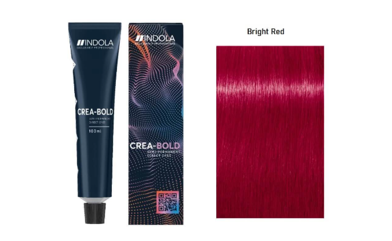 Βαφή Μαλλιών Indola Crea Bold Bright Red Έντονο Κόκκινο 100ml