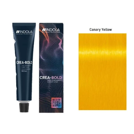 Βαφή Μαλλιών Indola Crea Bold Canary Yellow Κίτρινο 100ml