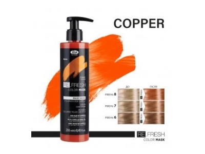 Lisap Milano Refresh Μάσκα-Χρώμα Copper 250ml