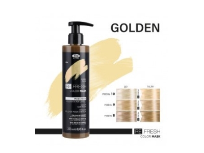 Lisap Milano Refresh Μάσκα-Χρώμα Golden 250ml