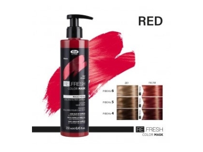 Lisap Milano Refresh Μάσκα-Χρώμα Red 250ml