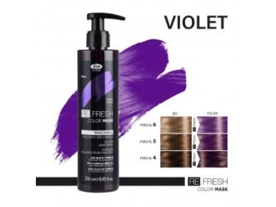 Lisap Milano Refresh Μάσκα-Χρώμα Violet 250ml