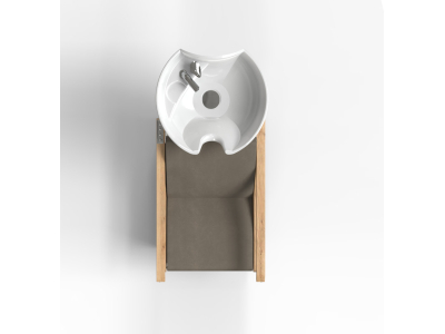 Λουτήρας Κομμωτηρίου Beauty Star - I Love NY με Λευκή Πορσελάνη