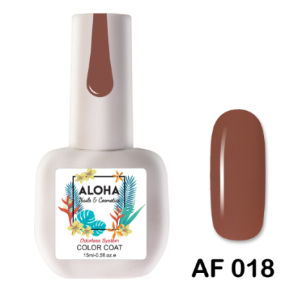 Aloha Ημιμόνιμο AF018 Chocolate Brown-Σοκολατί 15ml