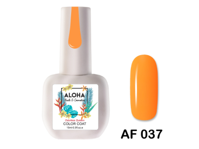 Aloha Ημιμόνιμο AF037 Orange Yellow-Πορτοκαλοκίτρινο 15ml