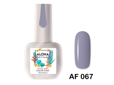 Aloha Ημιμόνιμο AF067 Silky Grey-Απαλό Γκρι Μωβ 15ml