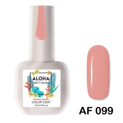 Aloha Ημιμόνιμο AF099 Salmon Pink-Ροζ Σομόν 15ml