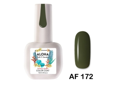 Aloha Ημιμόνιμο AF172 Dark Olive Gray-Γκρι Λαδί Σκούρο 15ml