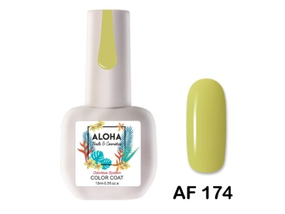 Aloha Ημιμόνιμο AF174 Golden Olve-Χρυσό Λαδί 15ml