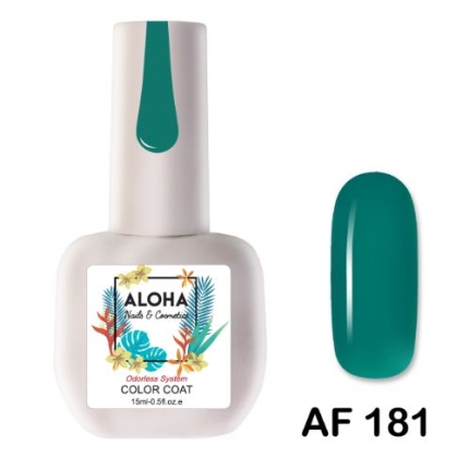 Aloha Ημιμόνιμο AF181 Ultramarine Green-Πράσινο Φωτεινό 15ml