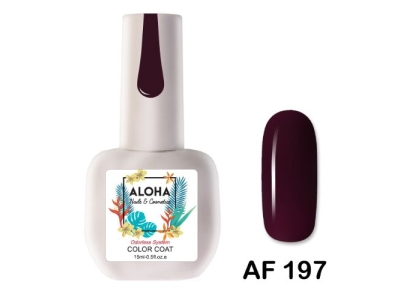 Aloha Ημιμόνιμο AF197 Dark Aubergine-Σκούρο Μελιτζανί 15ml