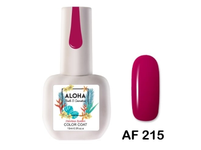 Aloha Ημιμόνιμο AF215 Dark Ruby Red-Ρουμπινί Magenta Σκούρο 15ml