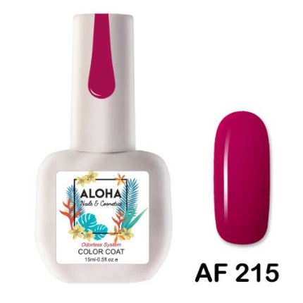Aloha Ημιμόνιμο AF215 Dark Ruby Red-Ρουμπινί Magenta Σκούρο 15ml