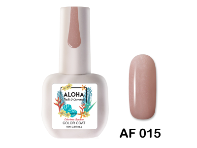 Aloha Ημιμόνιμο AF015 Nude With Shimmer-Nude Με Ελαφριά Λάμψη 15ml