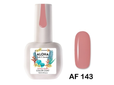 Aloha Ημιμόνιμο AF143 Coral Rose-Κοραλί Τριανταφυλλί 15ml