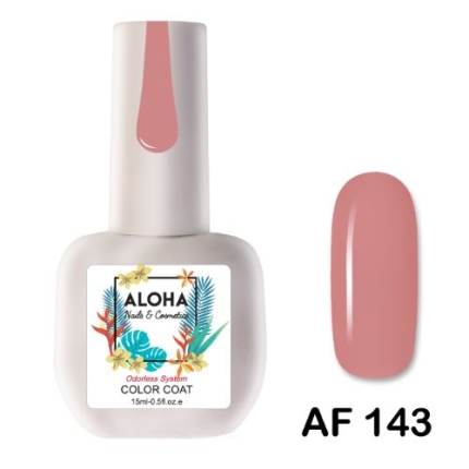 Aloha Ημιμόνιμο AF143 Coral Rose-Κοραλί Τριανταφυλλί 15ml