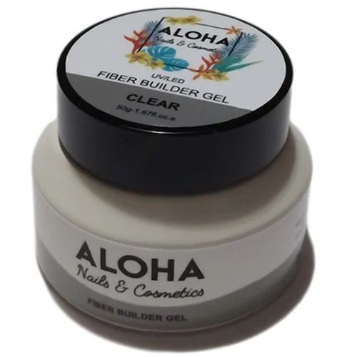 Aloha Fiber Builder Gel Clear-Διάφανο 50g - Gel Νυχιών UV&LED Aloha Fiber Builder Gel Clear-Διάφανο 50g