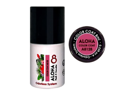Aloha Ημιμόνιμο A8128 Rose Pastel-Σκούρο Τριανταφυλλί Pastel 8ml