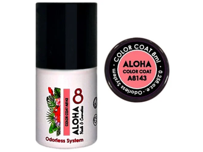 Aloha Ημιμόνιμο A8143 Coral Rose-Κοραλί Τριανταφυλλί 8ml