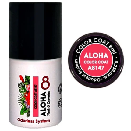 Aloha Ημιμόνιμο A8147 Dark Coral-Σκούρο Κοραλί 8ml