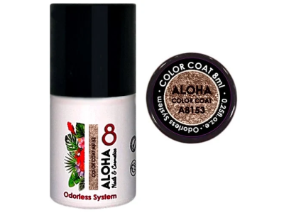 Aloha Ημιμόνιμο A8153 Broze Glitter-Χάλκινο Glitter 8ml