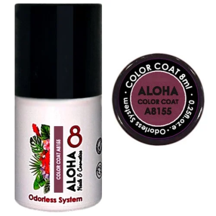 Aloha Ημιμόνιμο A8155 Purple Brown-Μωβ Καφέ 8ml
