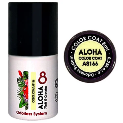 Aloha Ημιμόνιμο A8166 Soft Banana Yellow-Απαλό Μπανανί 8ml