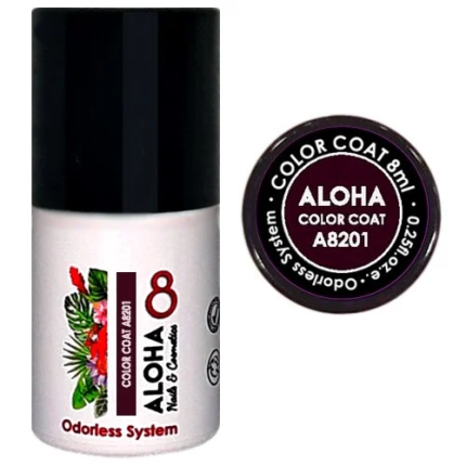 Aloha Ημιμόνιμο A8201 Burgundi-Βουργουνδί 8ml