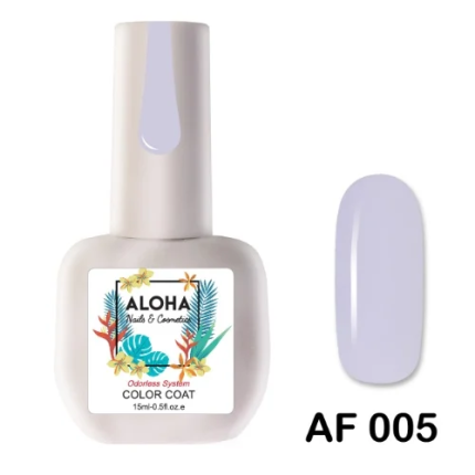Aloha Ημιμόνιμο AF005 French Lilac-Λιλά Γαλλικού Ημιδιάφανο 15ml