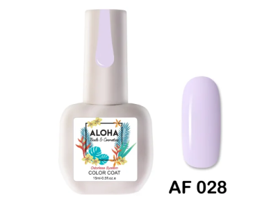 Aloha Ημιμόνιμο AF028 Soft Lilac-Απαλό Λιλά 15ml - 2